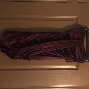 Purple short dress